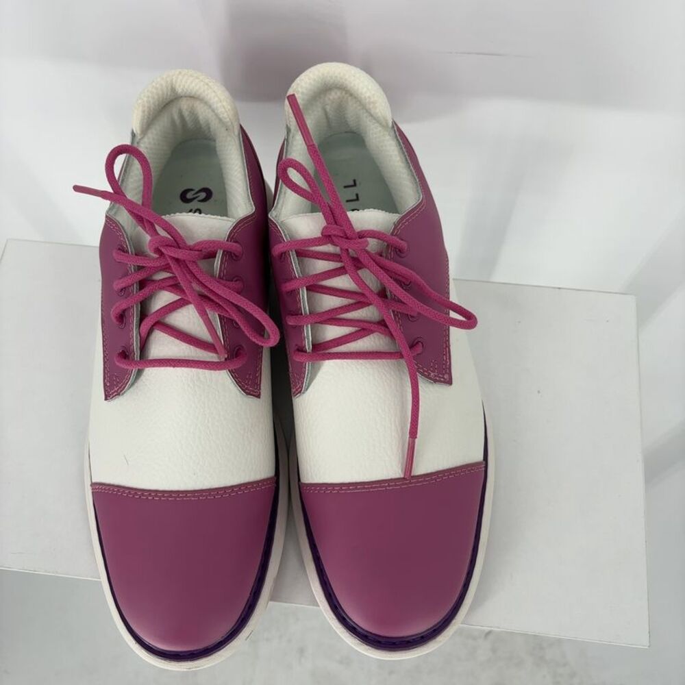 Stroll Pink and White Golf Shoes Size 9